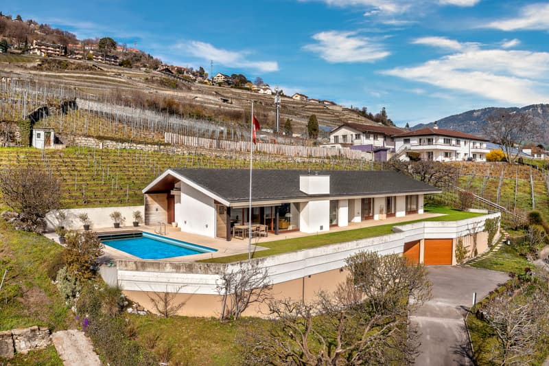 CORSEAUX - PROPRIETE DANS LES VIGNES AVEC UNE VUE EPOUSTOUFLANTE SUR (1)