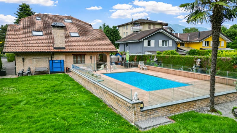 BOUVERET - BELLE VILLA INDVIDUELLE 8 PIECES AVEC PISCINE ET JARDIN (4)