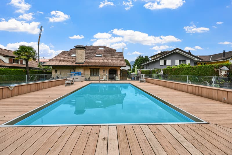 BOUVERET - BELLE VILLA INDVIDUELLE 8 PIECES AVEC PISCINE ET JARDIN (1)
