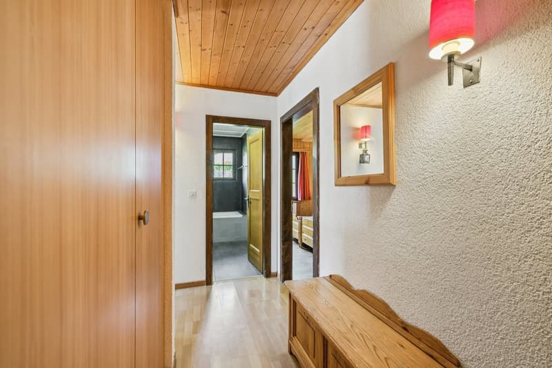 Charmant appartement de 2 pièces avec terrasse et vue sur les montagnes (8)