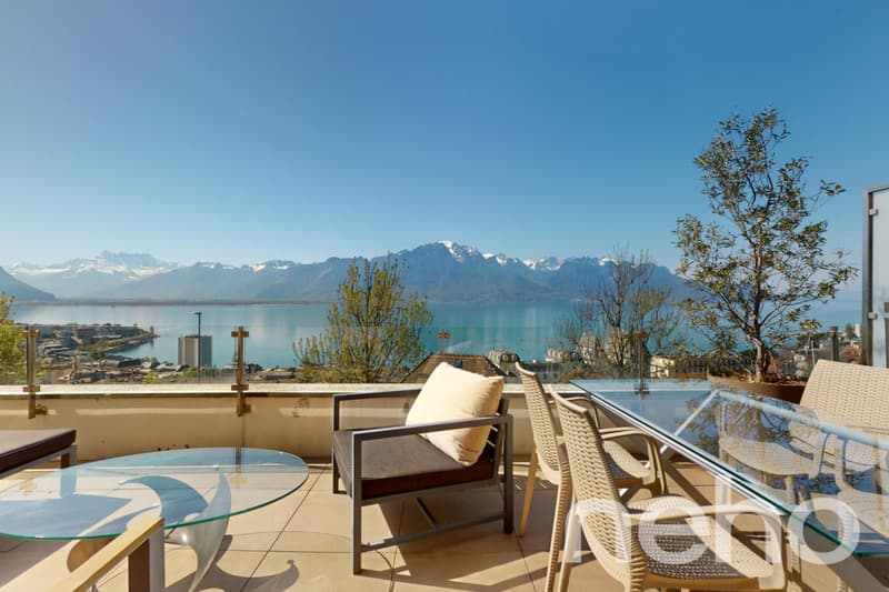 Superbe duplex de 4.5 pces avec vue panoramique sur le lac à Montreux (2)