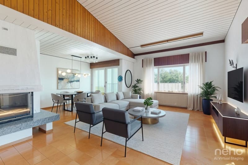 Belle maison familiale de 6.5p avec jardin et magnifique vue! (2)