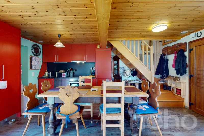 Exclusif: Chalet rénové au centre du village avec 3.5 pièces et studio (5)