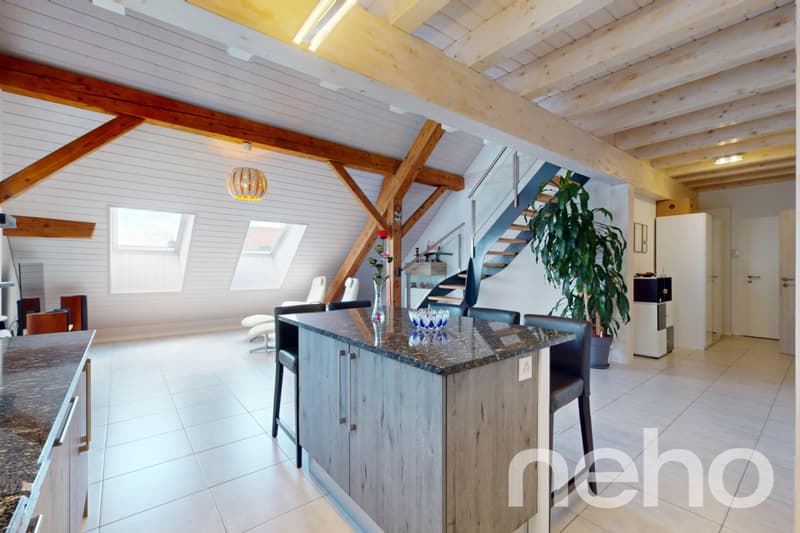 Immobilie in Belmont-sur-yverdon - PrächtigesDuplex-Wohnungmit2ParkplätzeninderGemeinschaftsgarage! - Bild 1