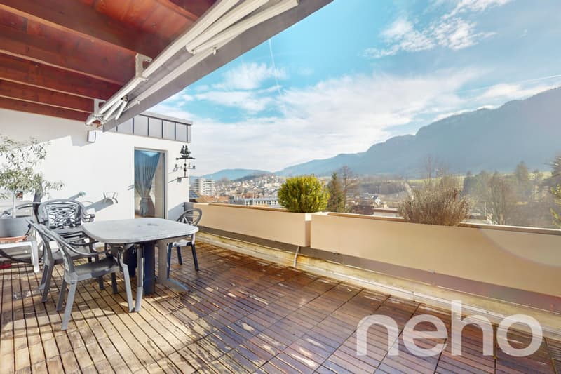 Appartement attique 5.5 pièces ? Terrasse 32m² et Vue Panoramique (2)