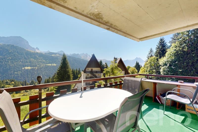 Gryon - Appartement 2 chambres - Vue sur les Muverans et Dents du Midi (4)