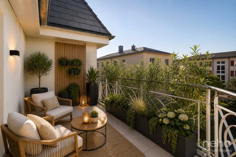 Corcelles: Grand 4.5 pièces lumineux avec 2 balcons, proche commodités (11)