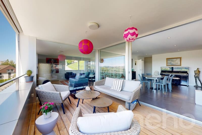 Duplex en attique lumineux avec vue dégagée à deux pas de la gare (1)
