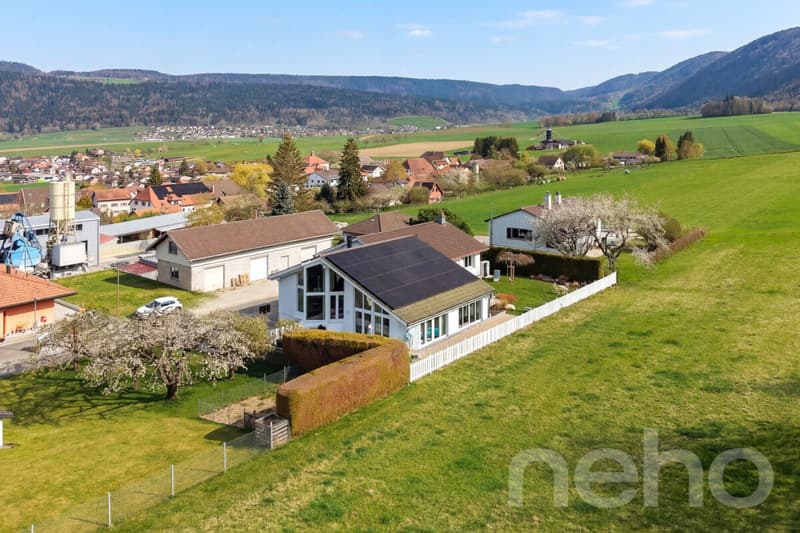 Superbe villa familiale, piscine intérieure, terrasses et vue forêt (2)