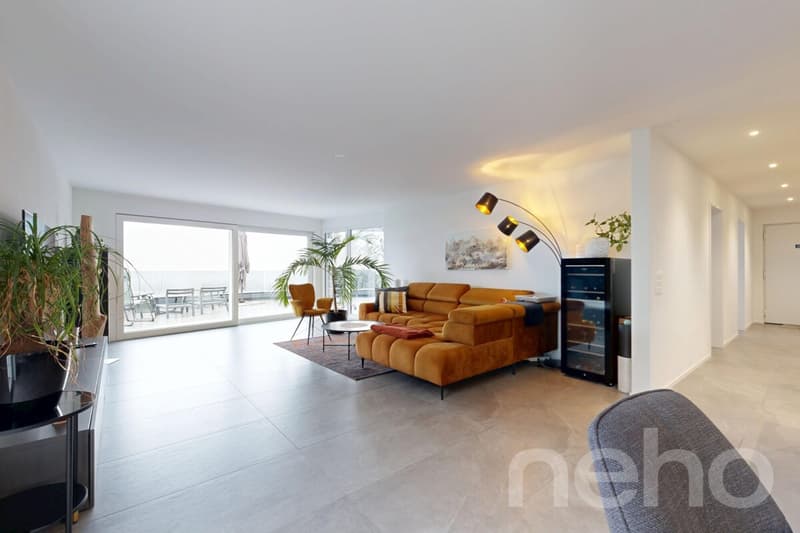 Terrassenwohnung mit 63 m² Aussenfläche & Weitsicht (4)