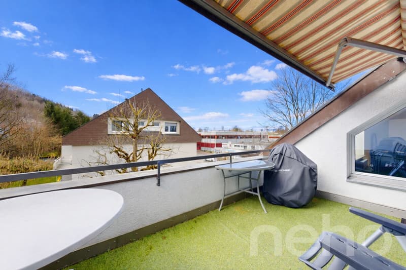 Wohnen mit Charme: Lichtdurchflutete Dachwohnung mit Terrasse (12)