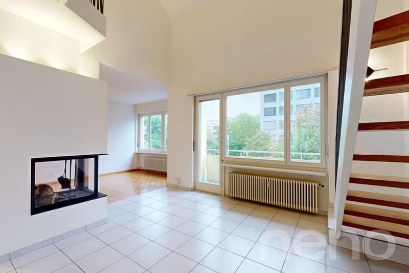 Maisonette-Dachwohnung mit drei Balkonen und eigenem Gartenanteil (11)