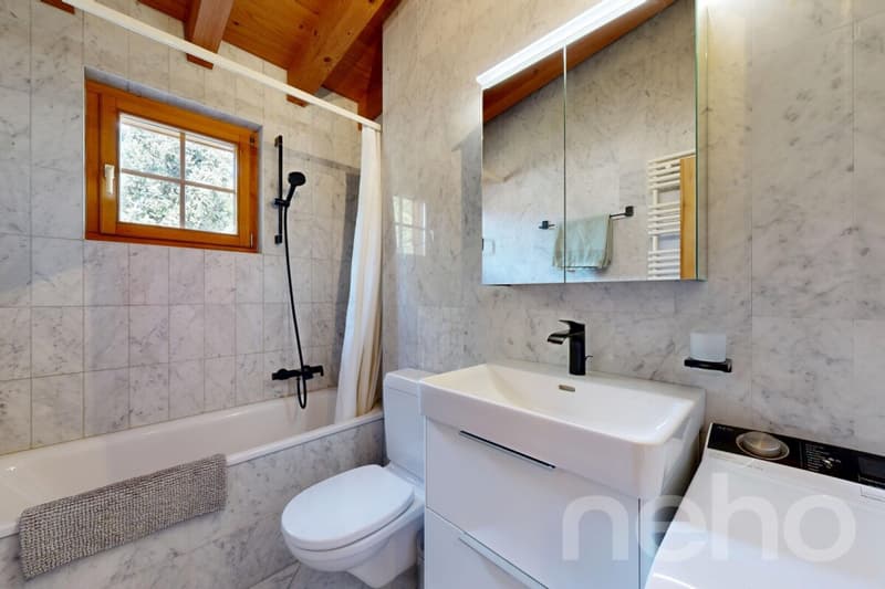 Bel appartement avec mezzanine et vue panoramique ? Chesières, Villars (8)