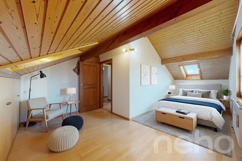 Charmante villa avec vue dégagée sur les Alpes et le lac (11)