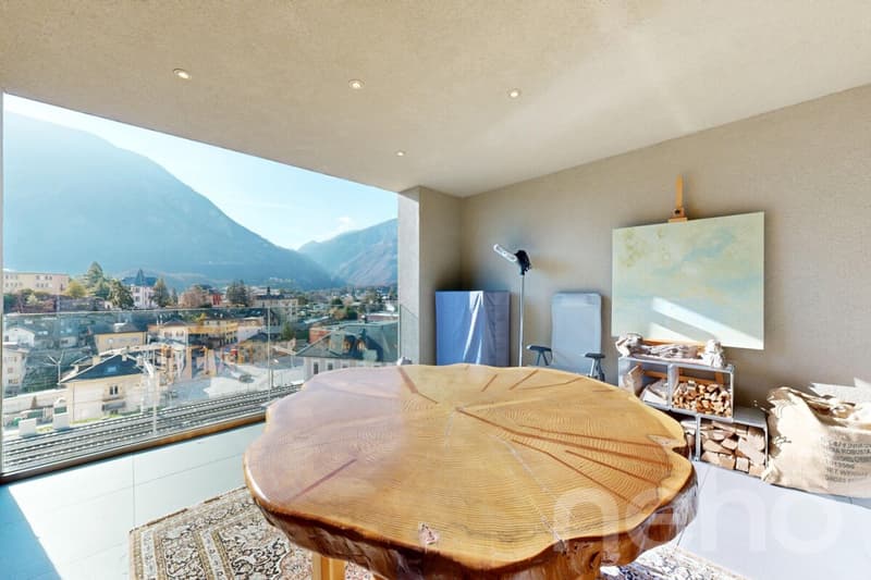 Splendide attique contemporain avec vaste loggia et vue panoramique (3)