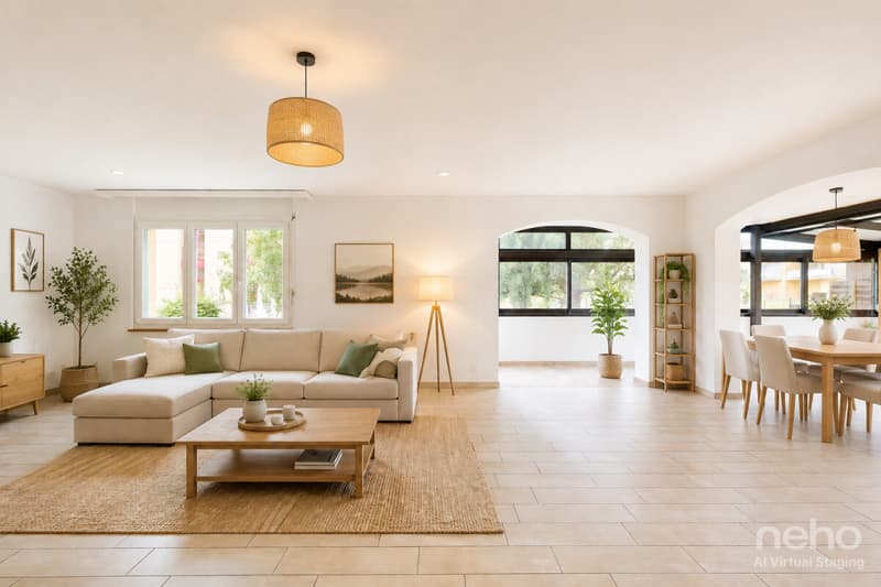 Grand appartement de 4.5 pièces en rez-de-jardin (10)