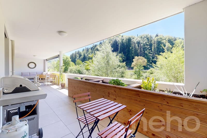 Moderne 4.5 Zimmer Wohnung mit Aussicht ins Grüne (10)