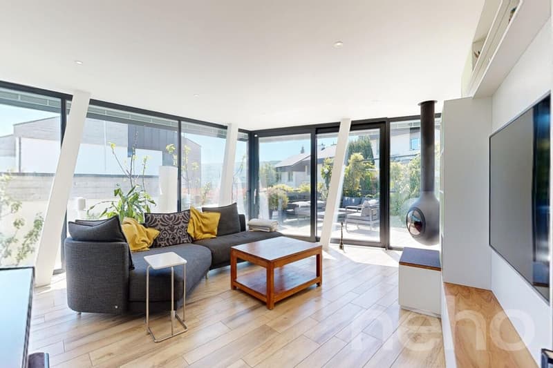 Exklusives Designhaus mit Galerie & beeindruckender Glasfront (4)