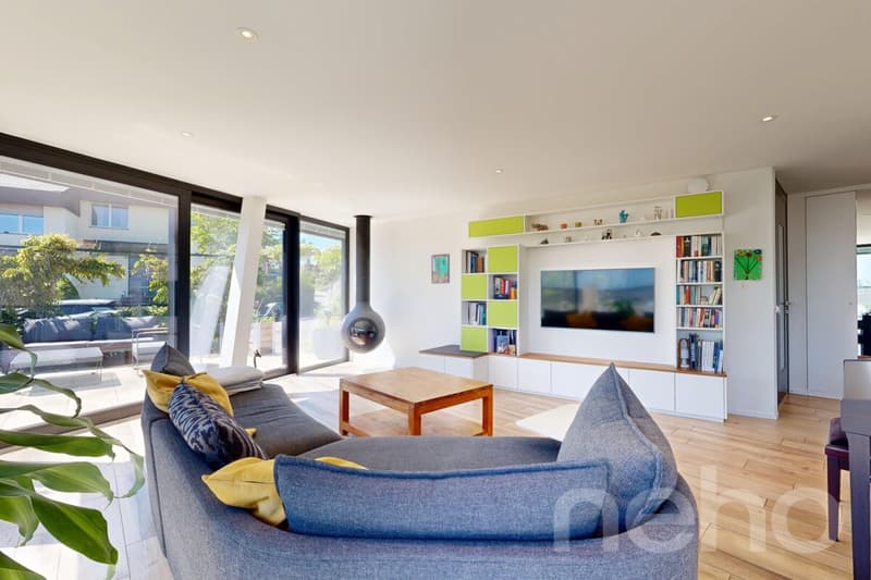 Exklusives Designhaus mit Galerie & beeindruckender Glasfront (7)