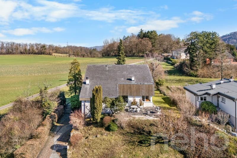 Panorama-Einfamilienhaus mit Blick auf das Kloster Mariastein (12)