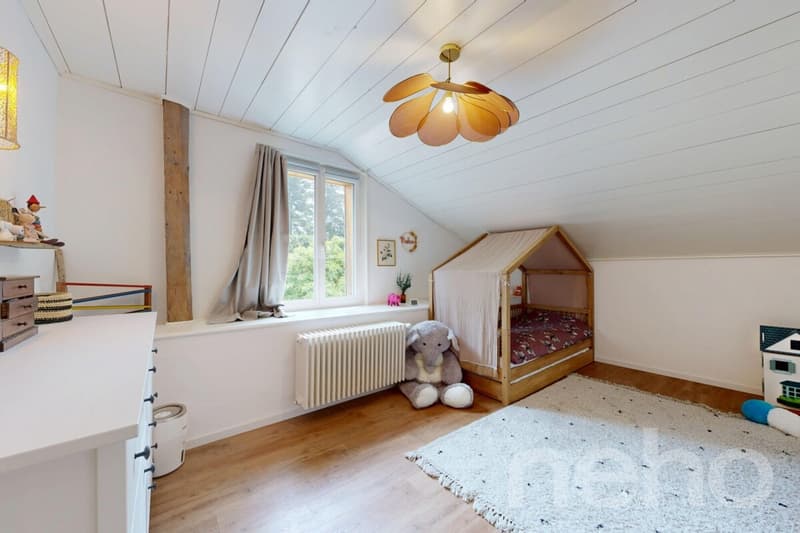 Ferme 1640 rénovée : 2 appts + immense grange à fort potentiel (12)