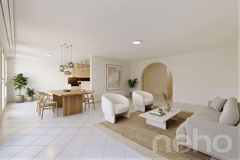 Grosszügige 4.5 Zimmer Gartenmaisonette (3)