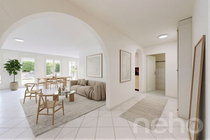 Grosszügige 4.5 Zimmer Gartenmaisonette (2)