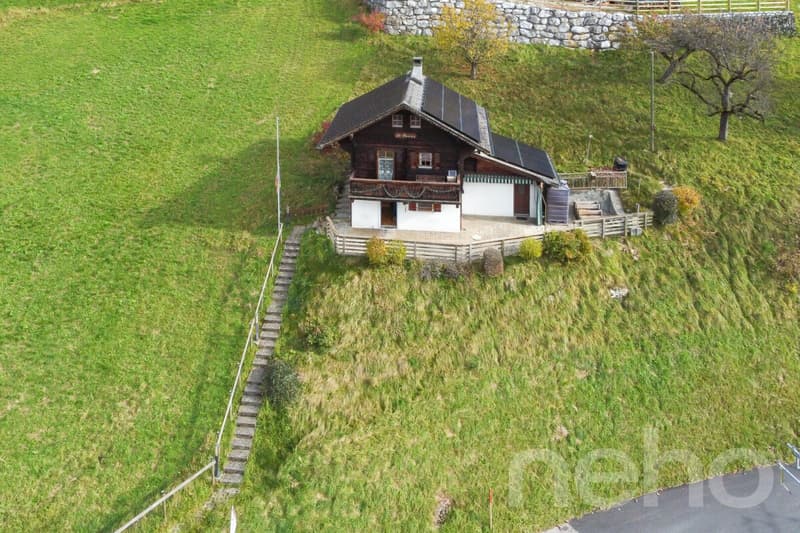 Exclusif : Chalet 2.5 pièces avec jardin (1)