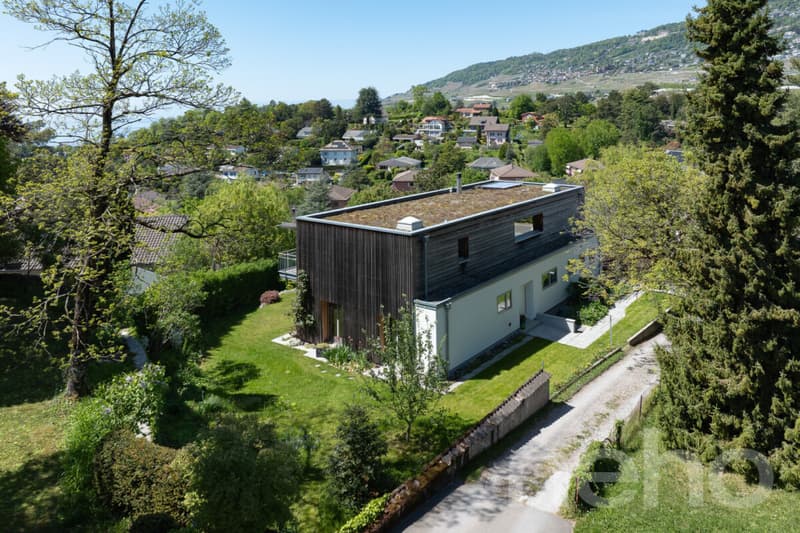 Villa contemporaine de standing dans un cadre privilégié à Vevey (12)