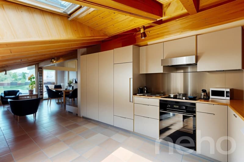Bel appartement de 3,5 pièces au calme absolu à Savigny (9)