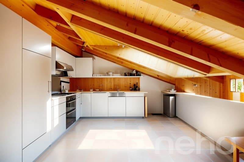 Bel appartement de 3,5 pièces au calme absolu à Savigny (7)