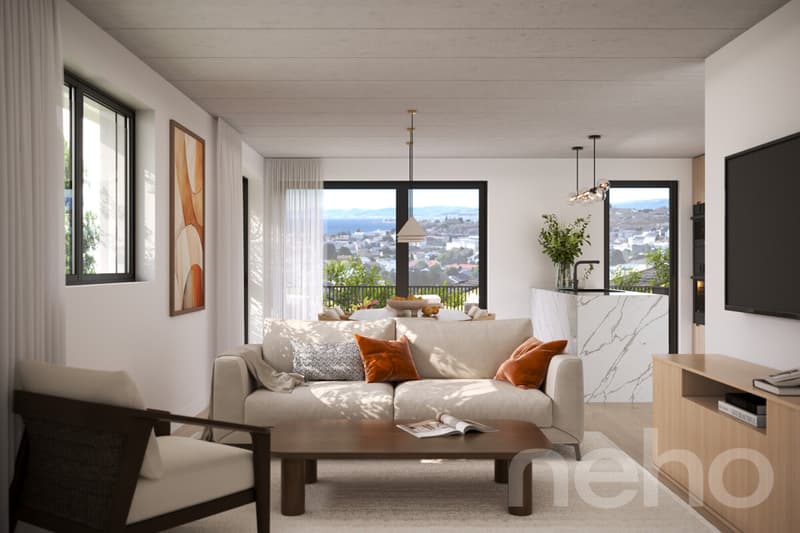 Spacieux duplex avec vue exceptionnelle sur le lac (7)