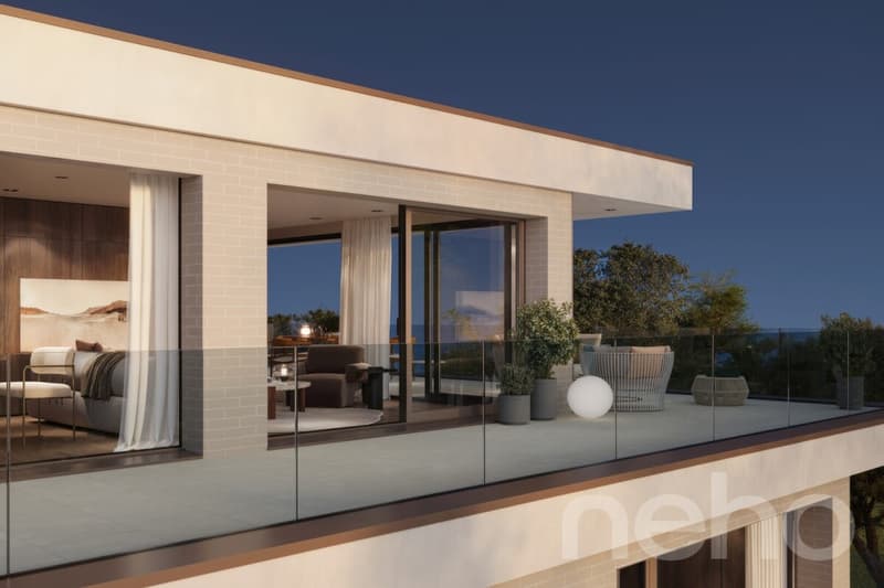 Attique de standing avec terrasse et balcon (11)
