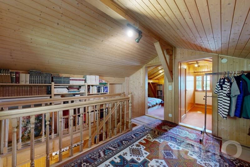 Magnifique chalet de montagne avec vue panoramique à Hérémence (9)