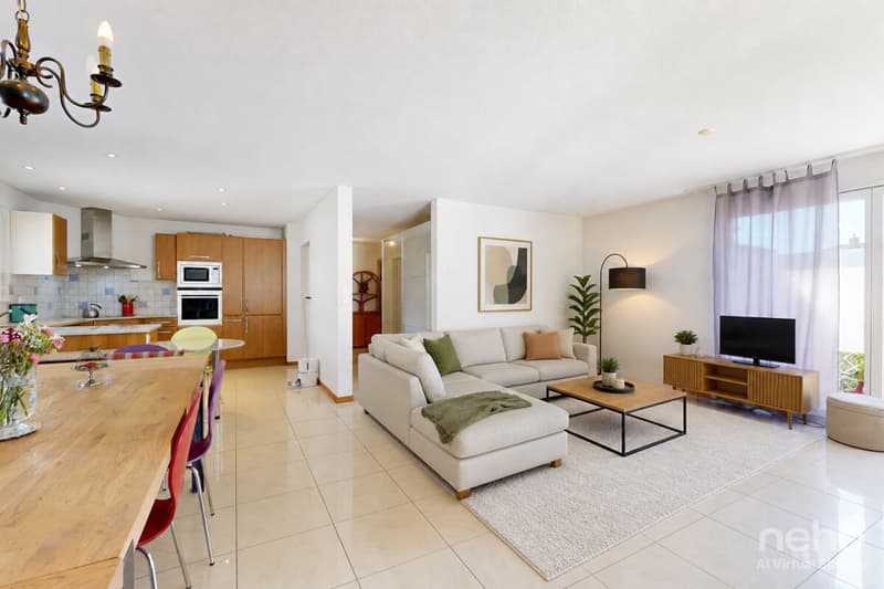 Corcelles: Grand 4.5 pièces lumineux avec 2 balcons, proche commodités (4)