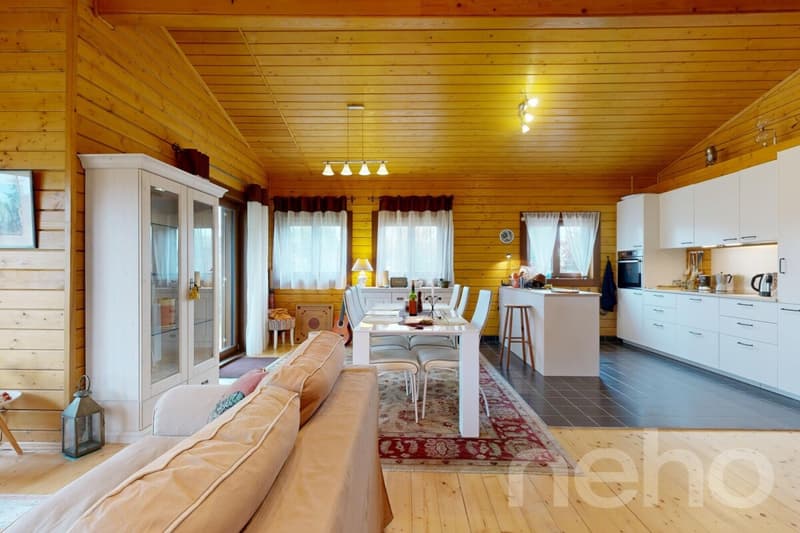 Splendide maison en bois a deux pas du lac (5)