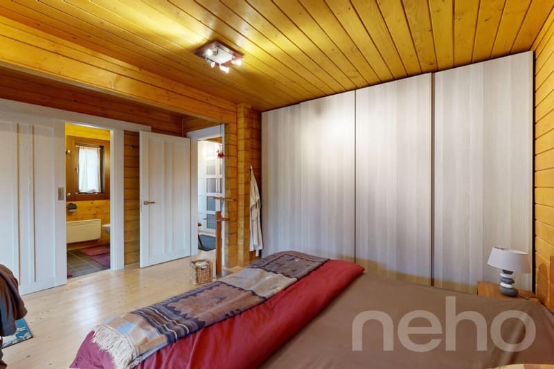 Splendide maison en bois a deux pas du lac (10)