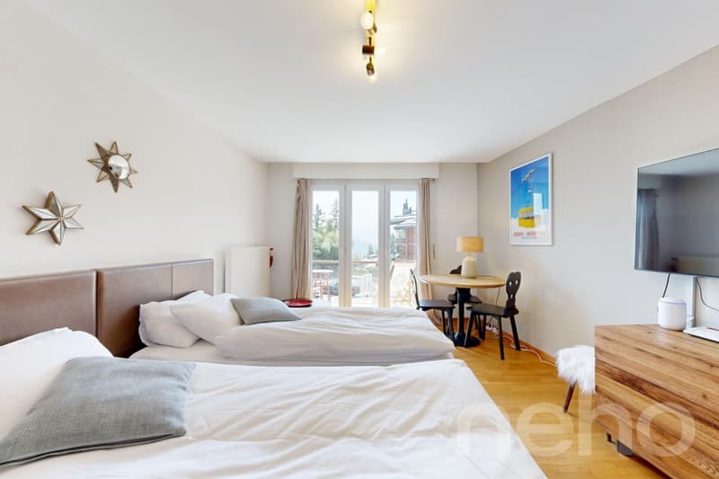 Superbe studio rénové à Crans-Montana (9)