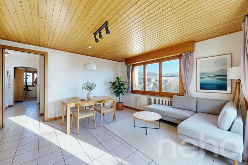 Charmante villa avec vue dégagée sur les Alpes et le lac (5)