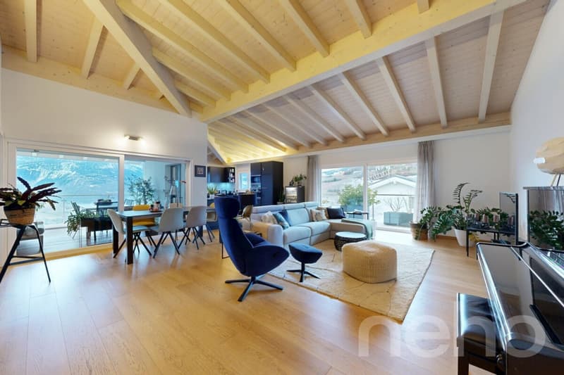 Superbe maison de 7 pièces avec logement 4½ séparé ? Miège (2)