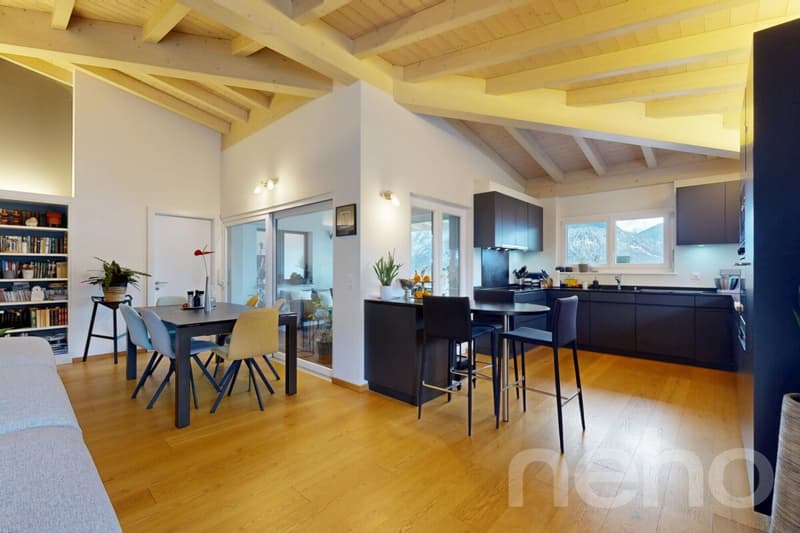 Superbe maison de 7 pièces avec logement 4½ séparé ? Miège (5)