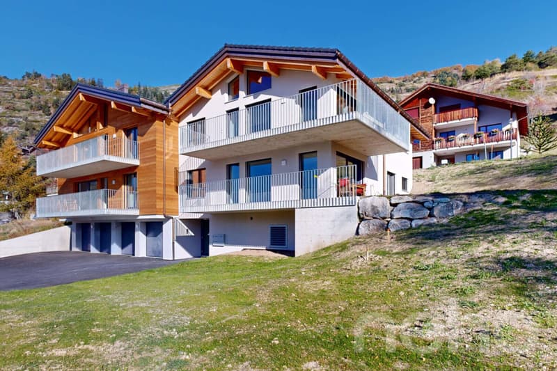 Neues Apartment mit Panoramablick, 5 Minuten von Leuk (2)