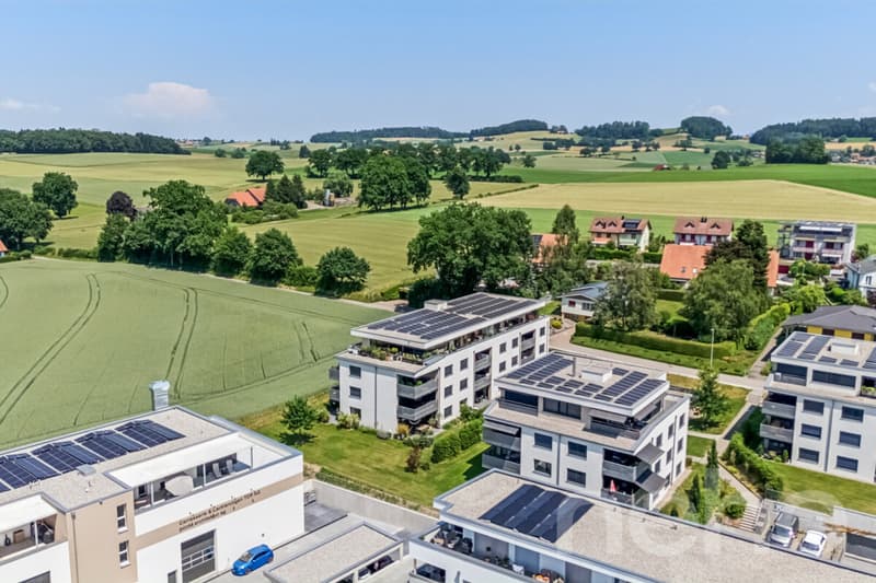 Attique d'exception avec terrasse panoramique entre Fribourg et Berne (12)