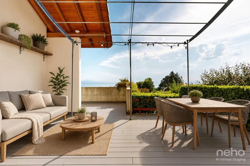 Charmante maison jumelle avec vue imprenable sur le Léman (5)