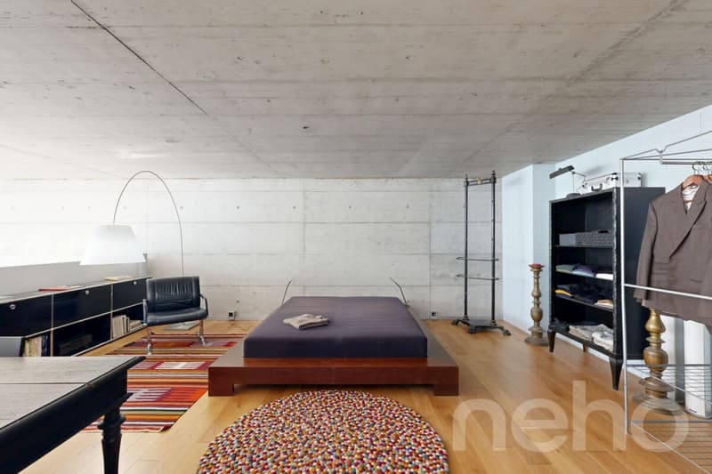 Unique : Duplex contemporain / grand balcon ouest / vue lac partielle (10)