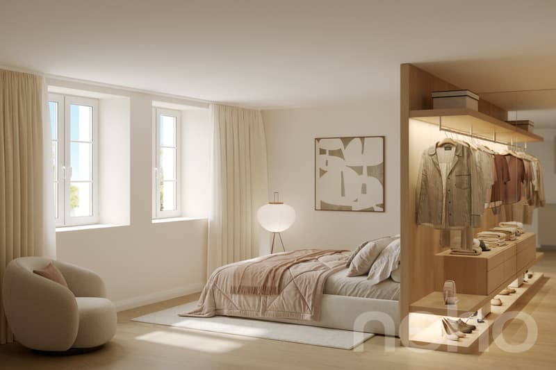 Appartement de 2,5 pièces en rez-de-jardin avec extérieur privatif (4)