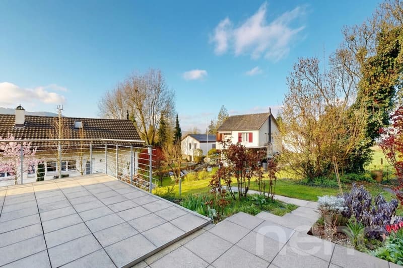 Terrasse und Garten