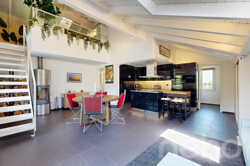Grosse 2.5-Zimmer-Maisonette-Dachwohnung in Wirzweli (1)