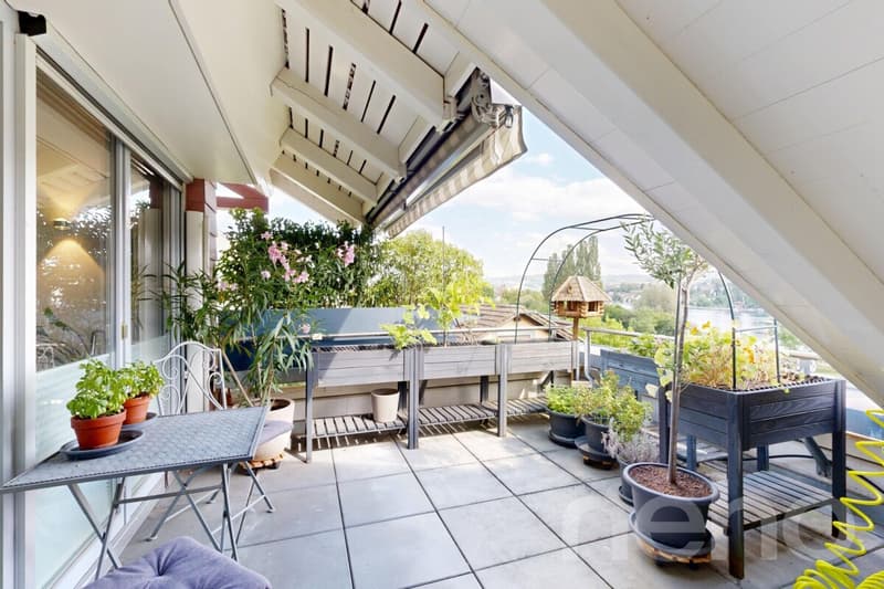 Exklusive 4.5-Zimmer-Dachwohnung mit traumhaftem Rheinblick (10)