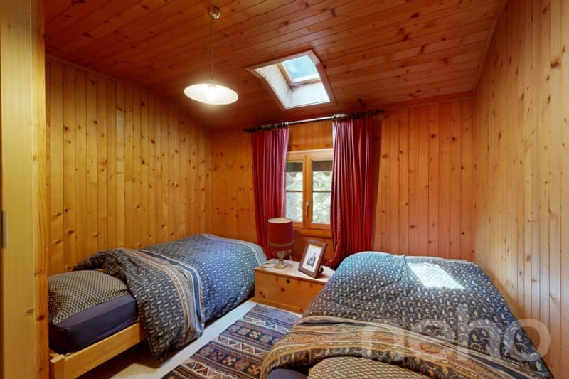 Charmant chalet montagnard à Gryon avec vue dégagée (8)